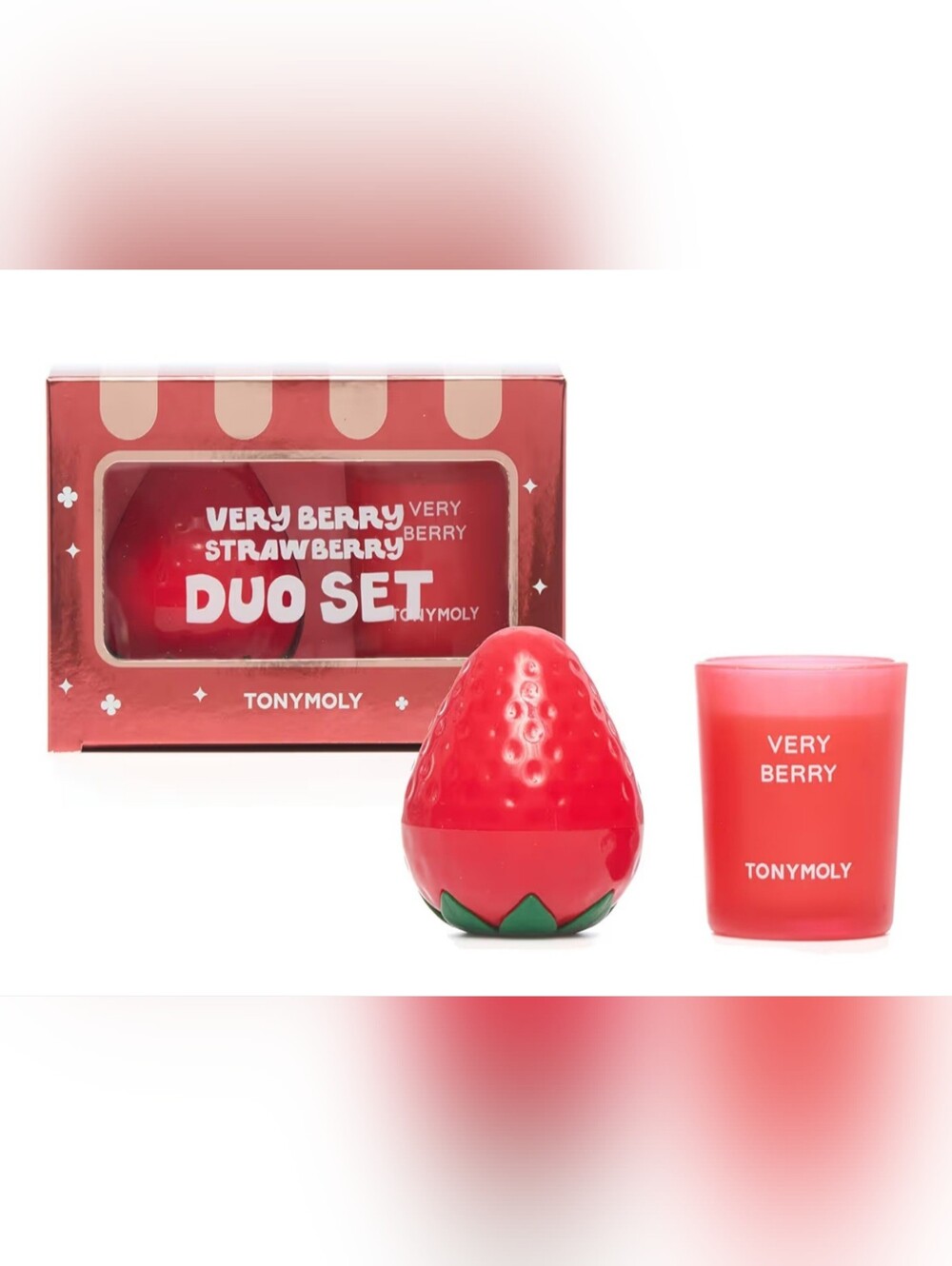 TONYMOLY Very Berry Strawberry Duo Set - Red